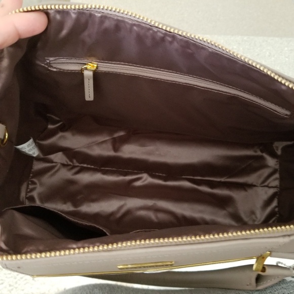 NWT Leather Satchel & Clutch Crossbody Bag - Picture 8 of 8